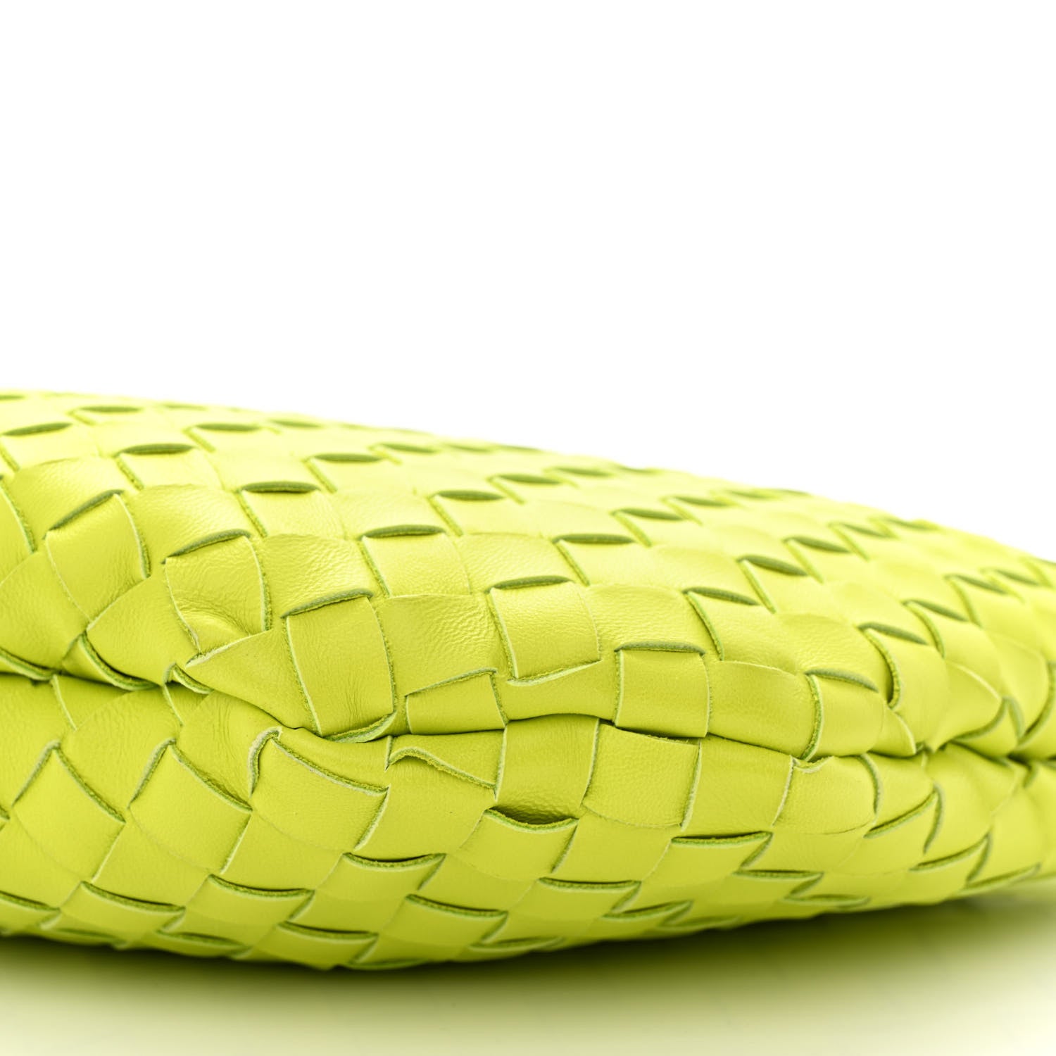 Bottega Veneta Nappa Intrecciato Small Turn Pouch Acid Kiwi 10 of 10