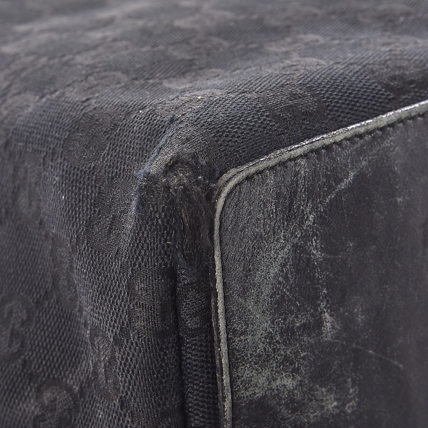 Monogram Large Tote Black