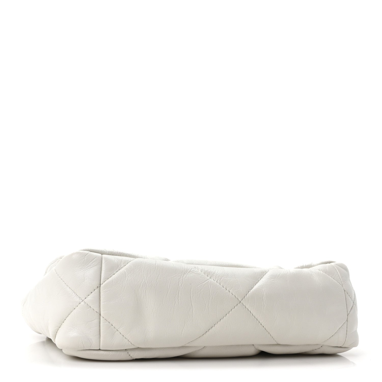 Chanel Lambskin Quilted Medium Chanel 19 Flap White 4 of 10