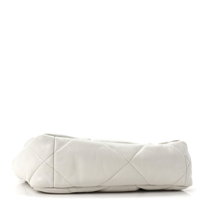 Chanel Lambskin Quilted Medium Chanel 19 Flap White 4 of 10