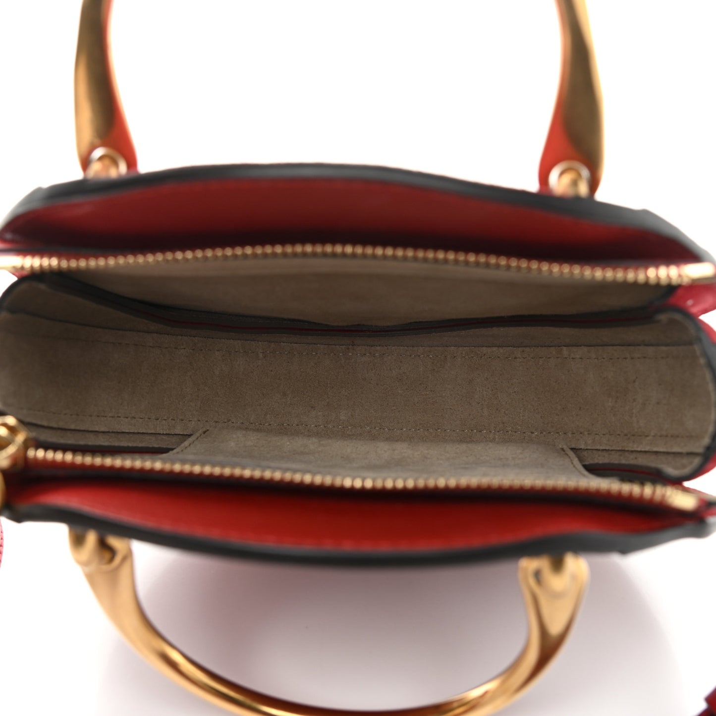 Shiny Goatskin Smooth Calfskin Suede Small Pixie Bag Dahlia Red