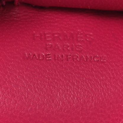 Hermes Milo Lambskin Grigri Rodeo Horse Bag Charm PM  Rose Mexico 3 of 5
