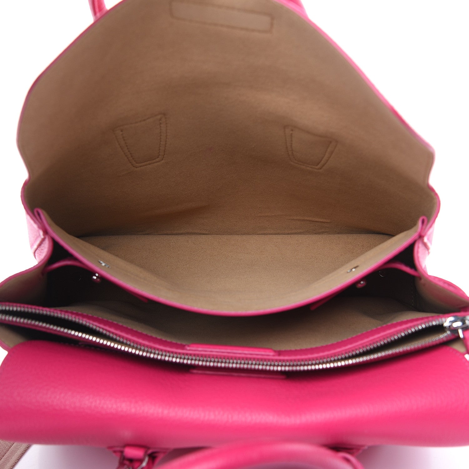 MCM Grained Calfskin Medium Milla Tote Beetroot Pink 5 of 16