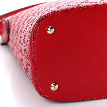 Gucci Guccissima Linea A Hobo Red 8 of 9