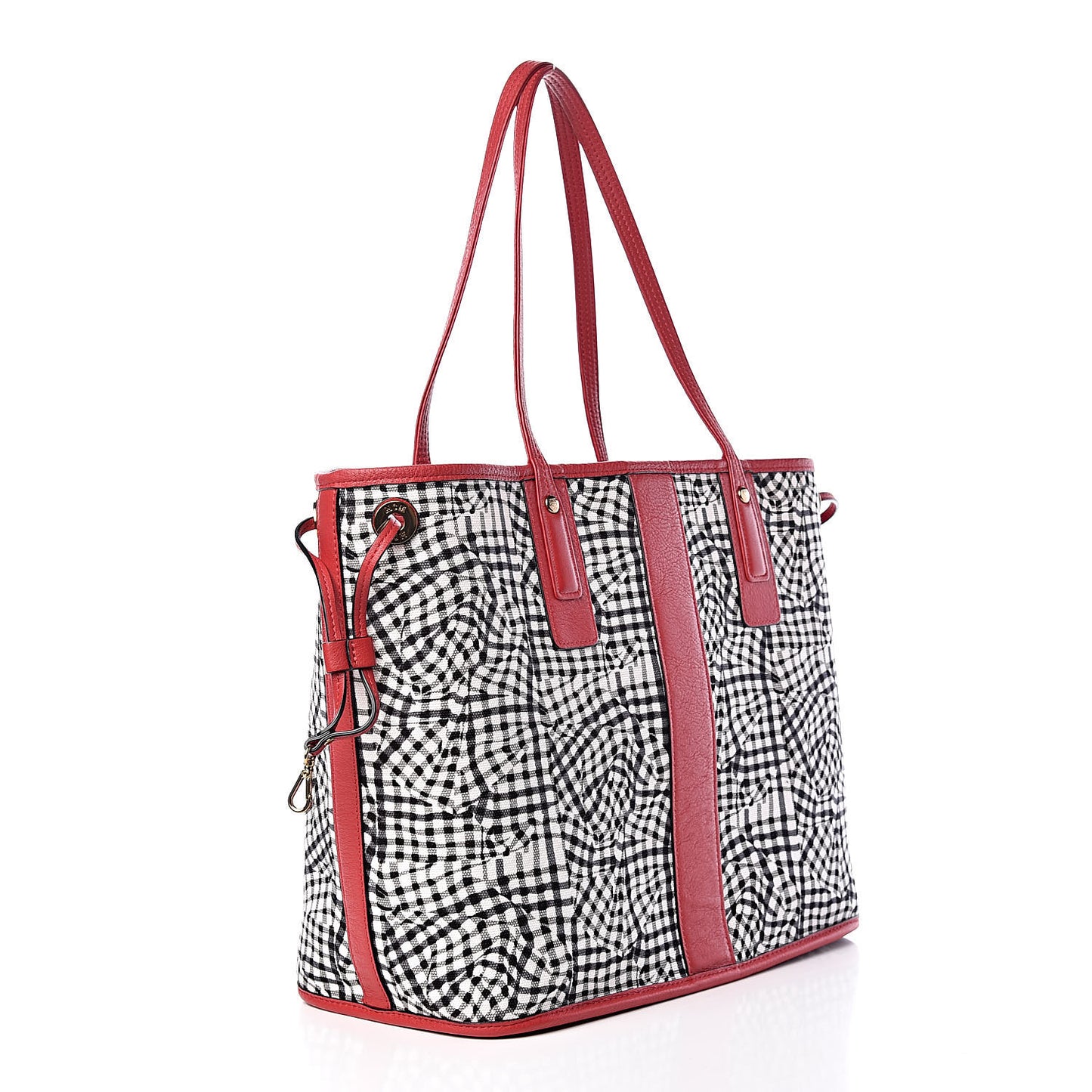 Visetos Medium Liz Reversible Shopper Tote Ruby Red