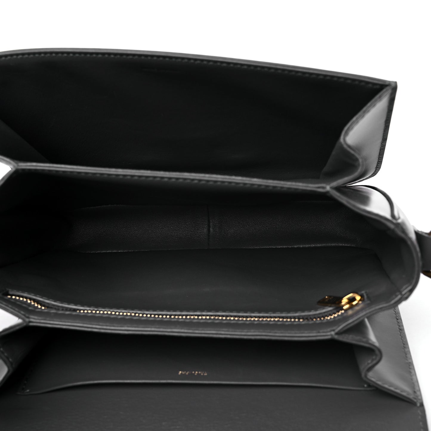 Shiny Calfskin Medium Triomphe Grey