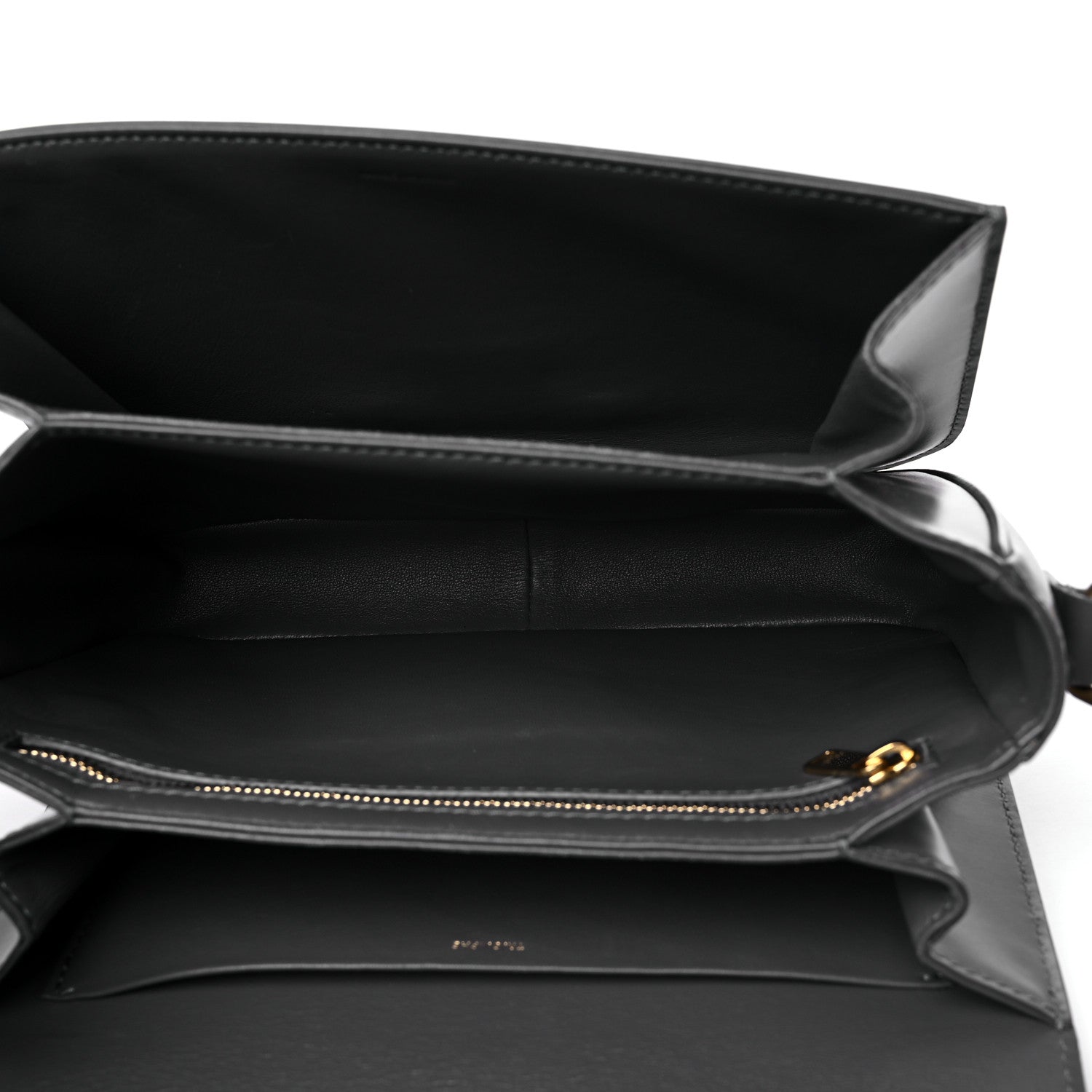 Celine Shiny Calfskin Medium Triomphe Grey 5 of 21
