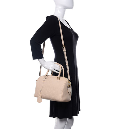 Louis Vuitton Empreinte Speedy Bandouliere 25 NM Creme 2 of 10