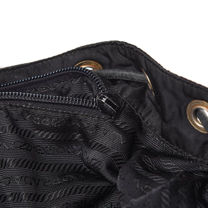 Prada Tessuto Nylon Vela Chain Backpack Black 7 of 17