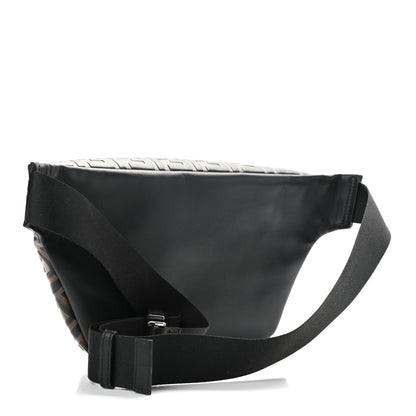 Fendi Vitello Century Bi-Color FF 1974 Embossed Belt Bag Maya Black 3 of 15