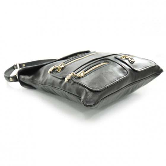 Gucci Leather Britt Messenger Bag Black 5 of 10