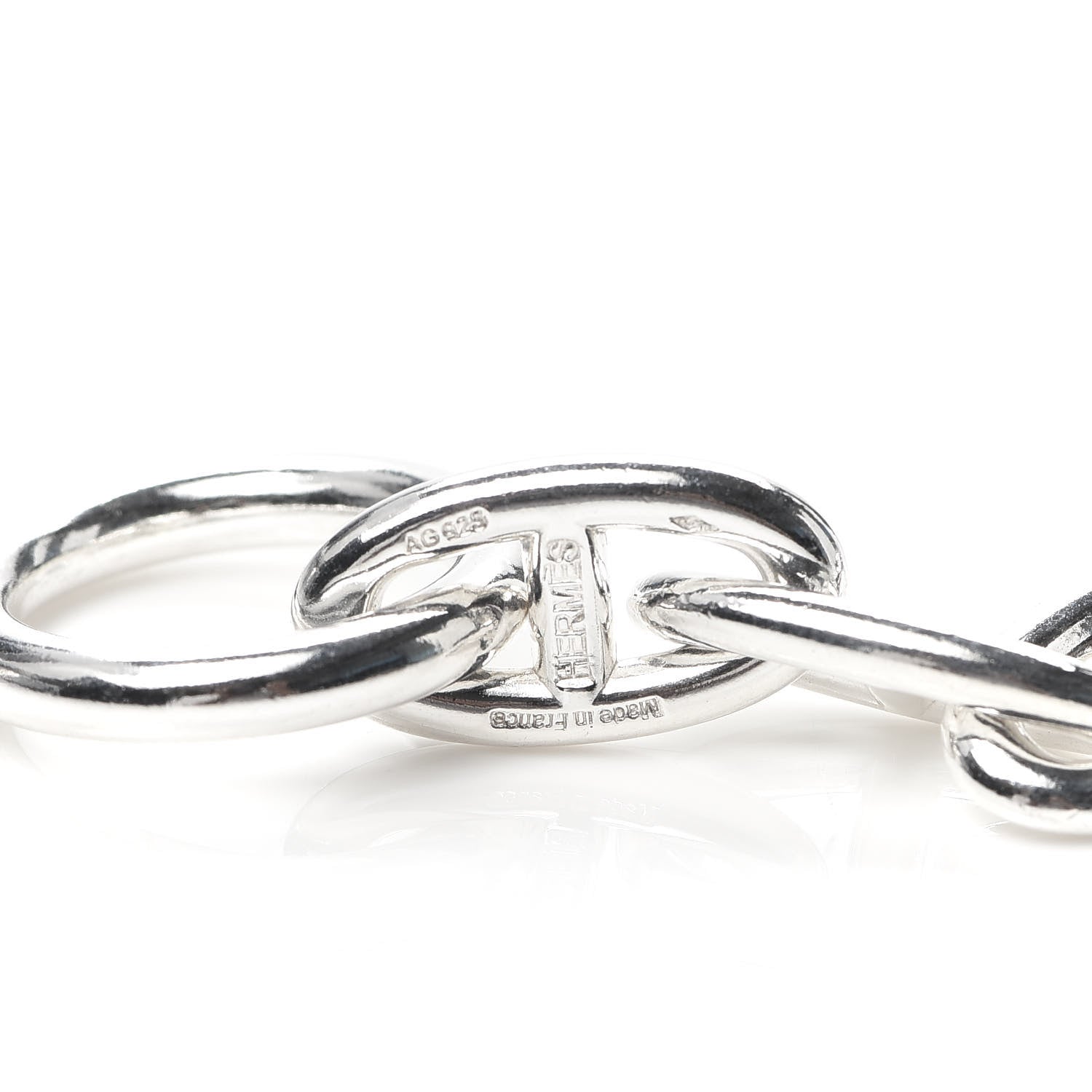 Hermes Sterling Silver PM Chaine D'Ancre Bracelet 4 of 5