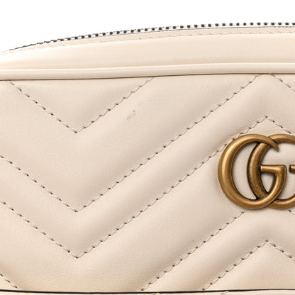Gucci Calfskin Matelasse GG Marmont Multi-Use Mini Bag 85 34 Black Perfect Pink Mystic White 12 of 14
