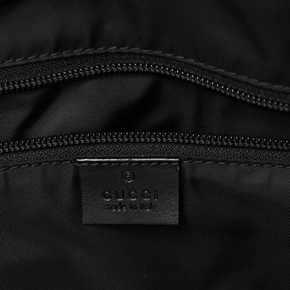 Gucci GG Supreme Monogram Medium Carry-On Duffle Bag Black Grey 5 of 9