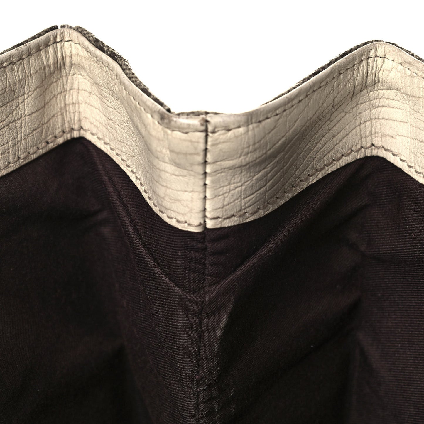 GG Plus Monogram Vertical Tote Off White