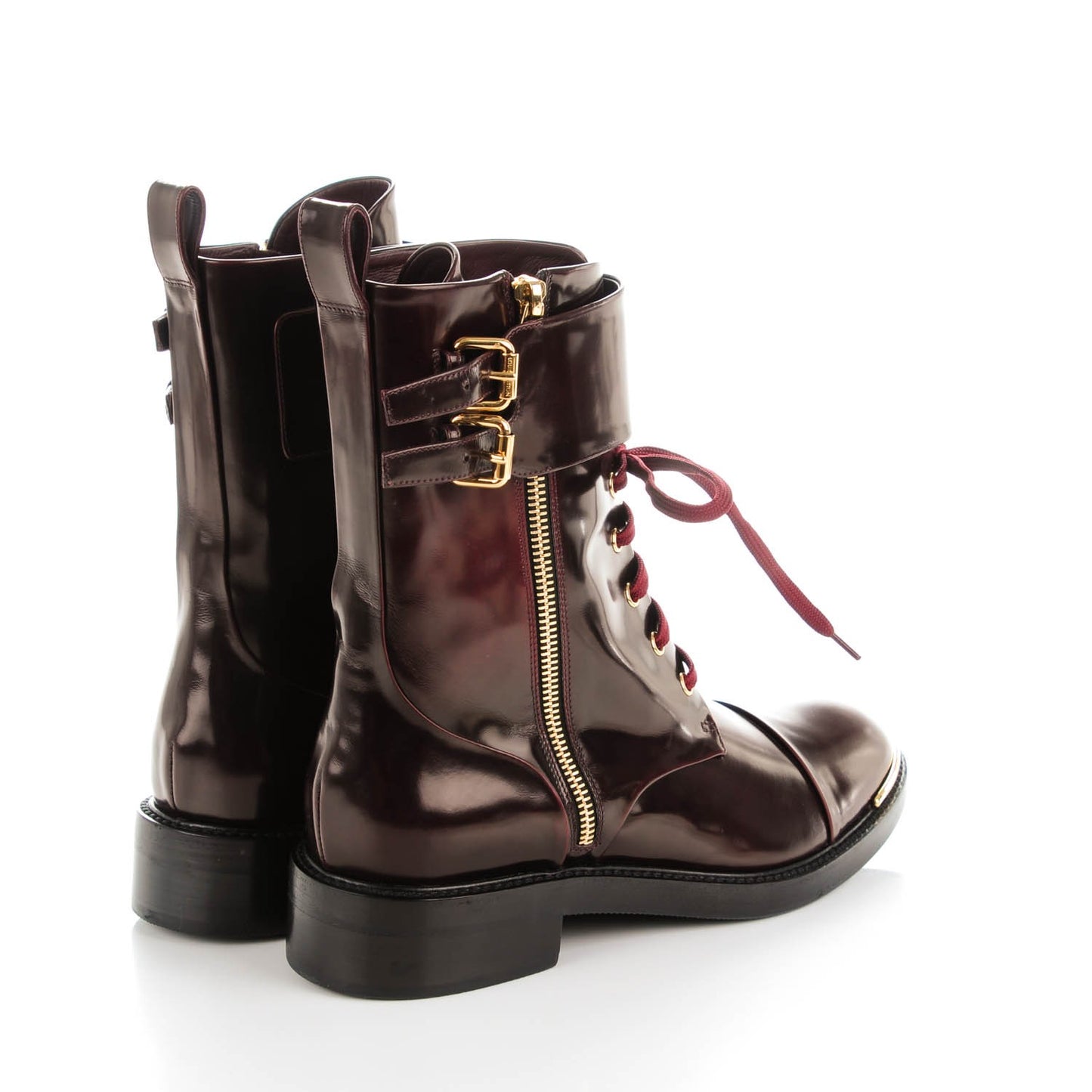 Calfskin Diplomacy Ranger Combat Boots 39 Red