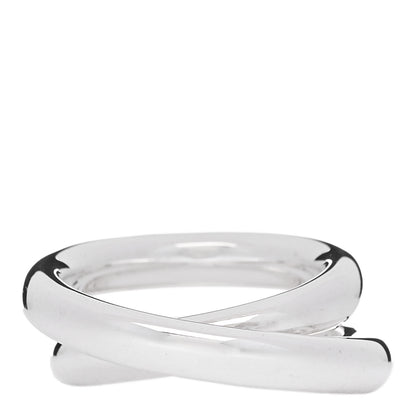 Hermes Sterling Silver MM Vertige Ring 54 7 1 of 6