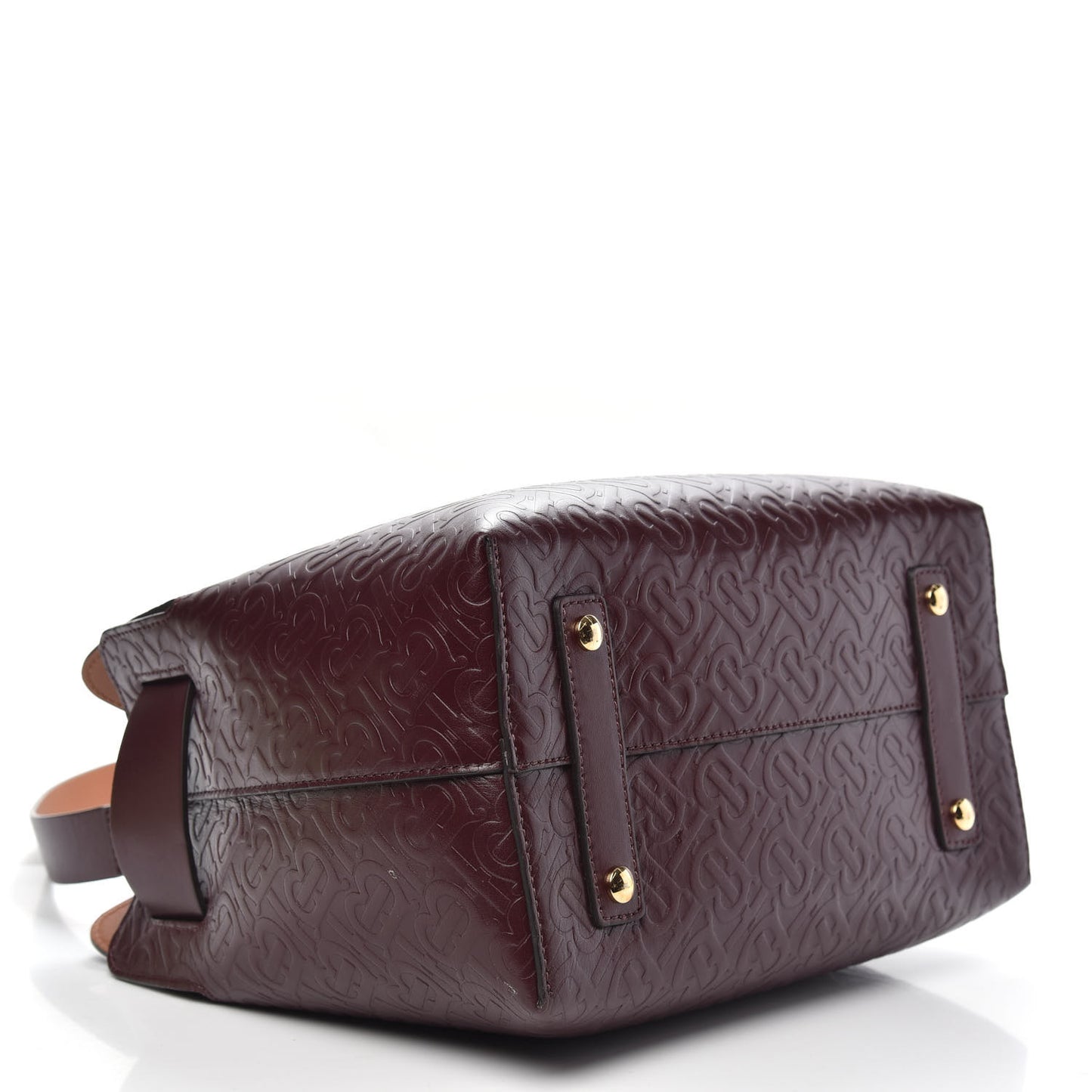 Calfskin Embossed Monogram Small Belt Bag Oxblood