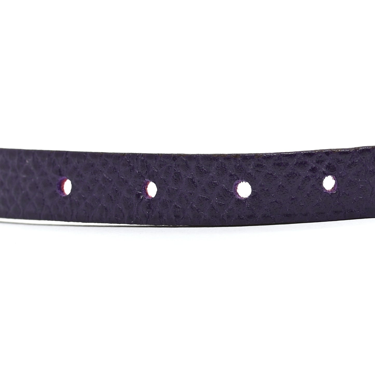 Epsom Swift Behapi Double Tour Bracelet L Iris Rubis