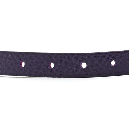 Hermes Epsom Swift Behapi Double Tour Bracelet L Iris Rubis 5 of 5