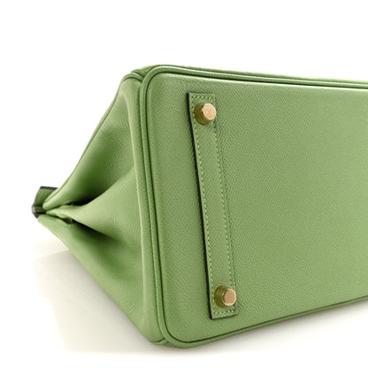 Hermes Epsom Birkin 30 Vert Criquet 9 of 10
