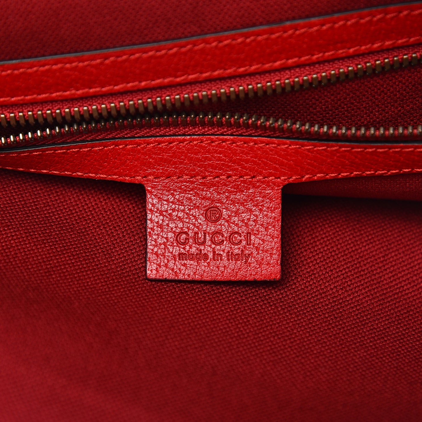 Canvas Calfskin Sylvie Stripe Logo Mens Tote Red White Blue