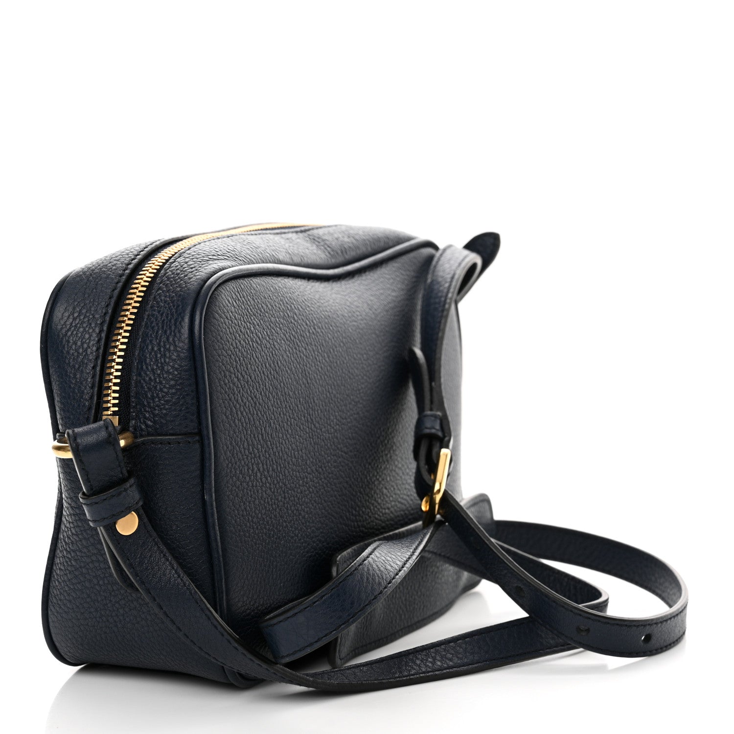 Prada Vitello Daino Mini Camera Crossbody Bag Baltico 3 of 13
