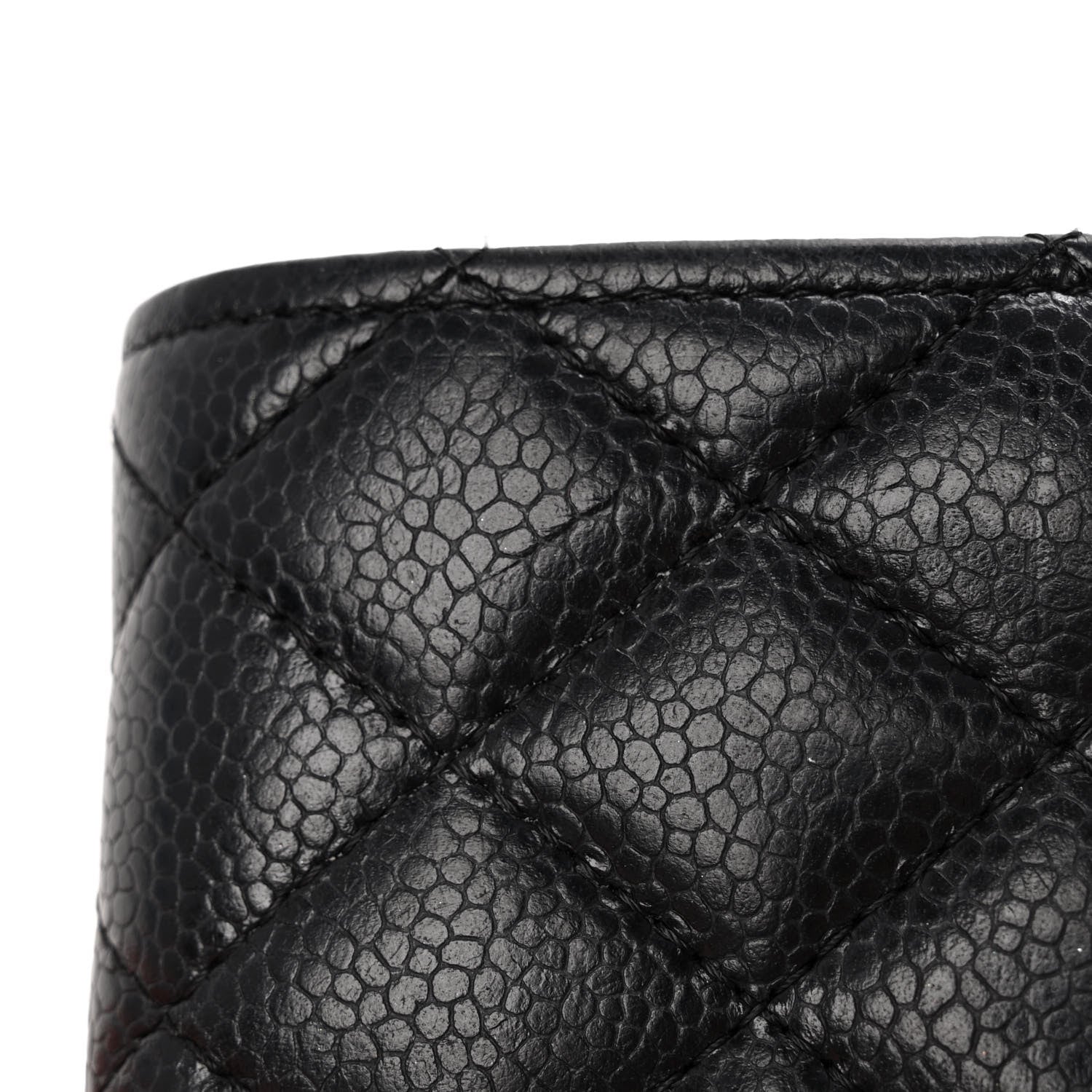 Chanel Caviar Quilted Flap Card Holder Black 13 of 14