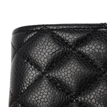 Chanel Caviar Quilted Flap Card Holder Black 13 of 14