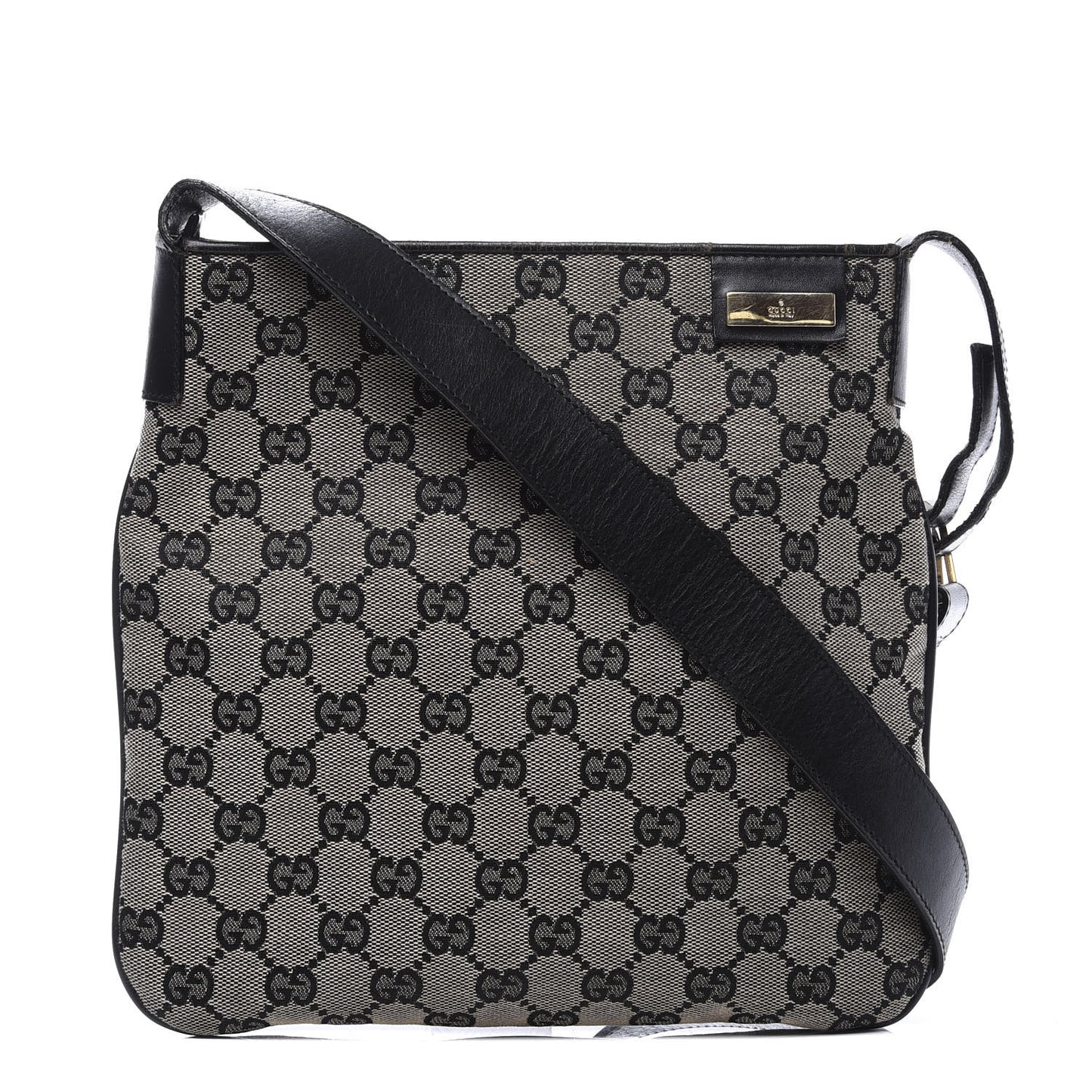GG Monogram Messenger Bag Navy