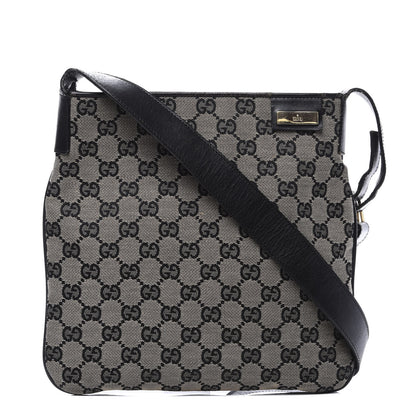 Gucci GG Monogram Messenger Bag Navy 1 of 10