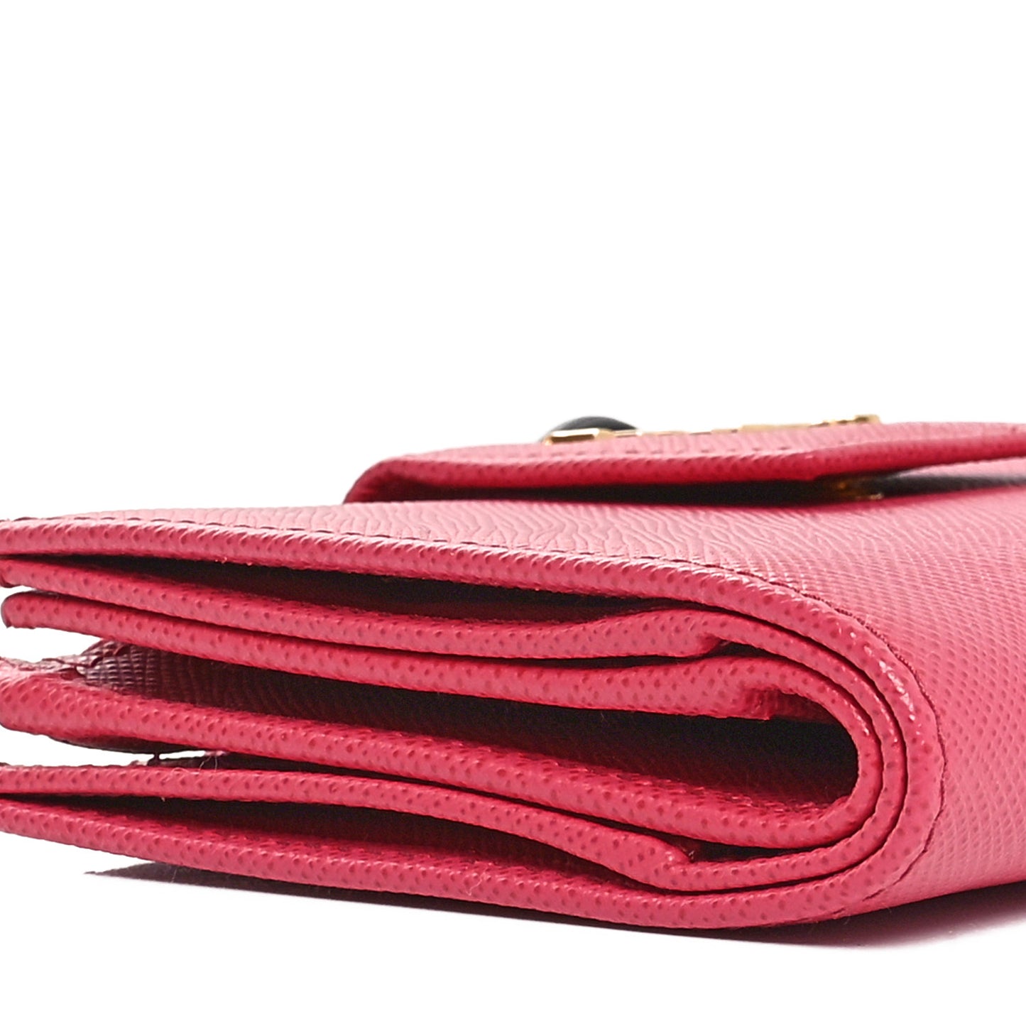 Saffiano Metal Medium Wallet Peonia