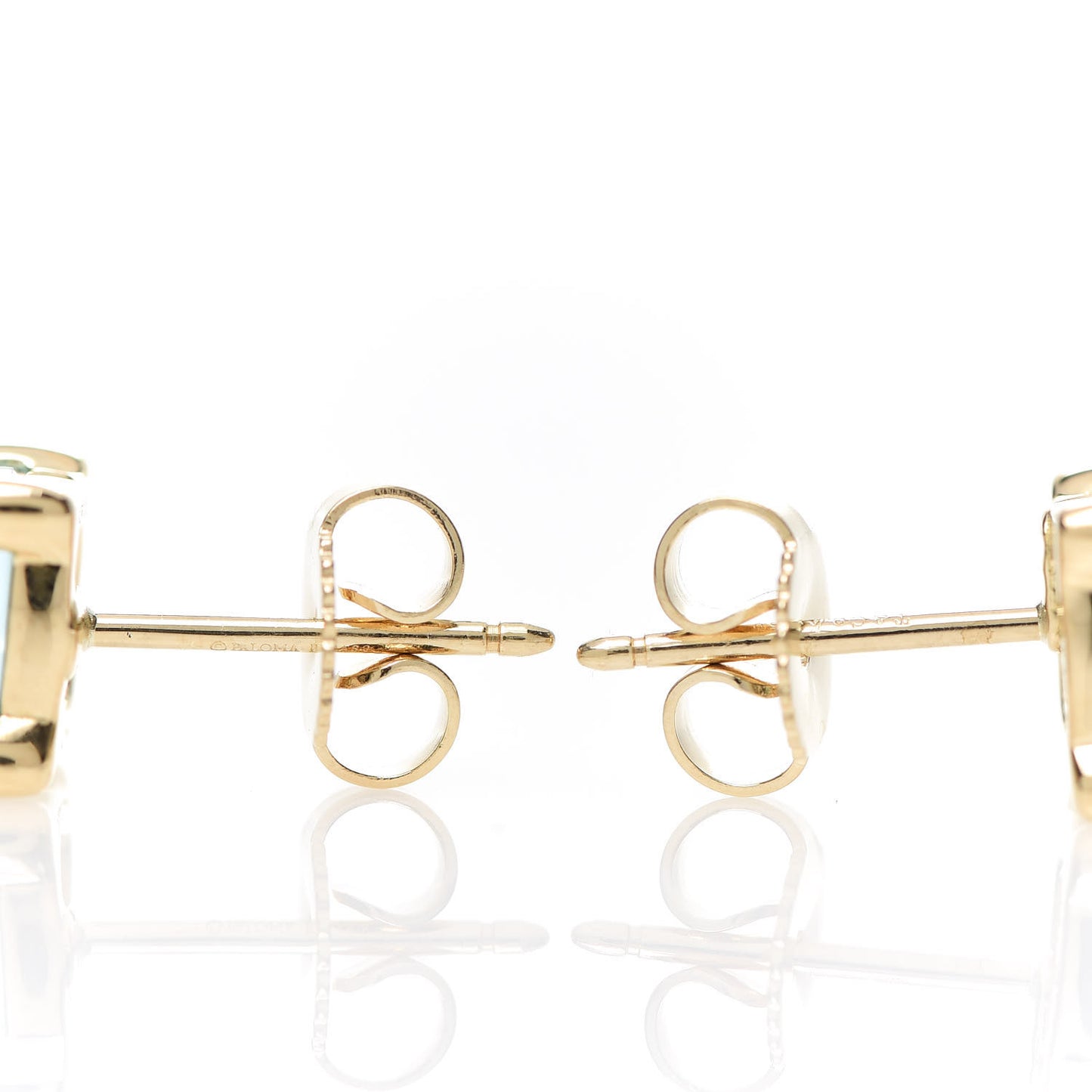 18K Yellow Gold Blue Topaz Paloma Picasso Sugar Stacks Earrings