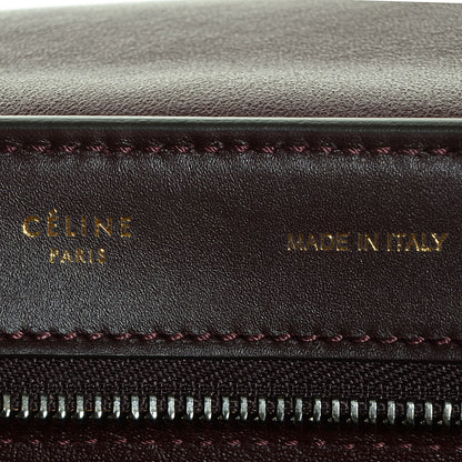 Celine Python and Calfskin Medium Tri-Color Trapeze Wine 7 of 9