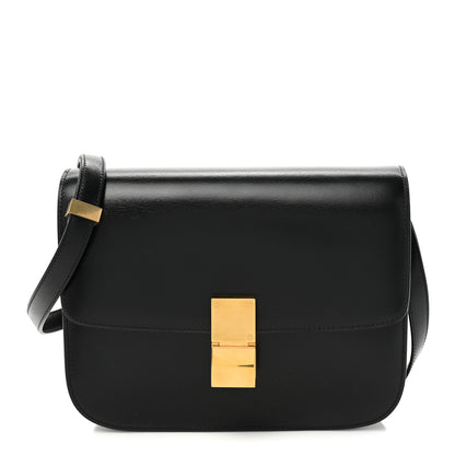 Celine Box Calfskin Medium Classic Box Flap Black 1 of 13