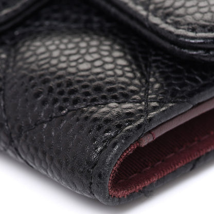 Chanel Caviar Quilted 6 Key Holder Black 10 of 13