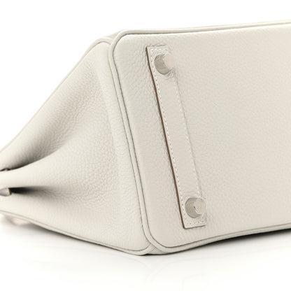 Hermes Togo Birkin 25 Gris Pale 9 of 15