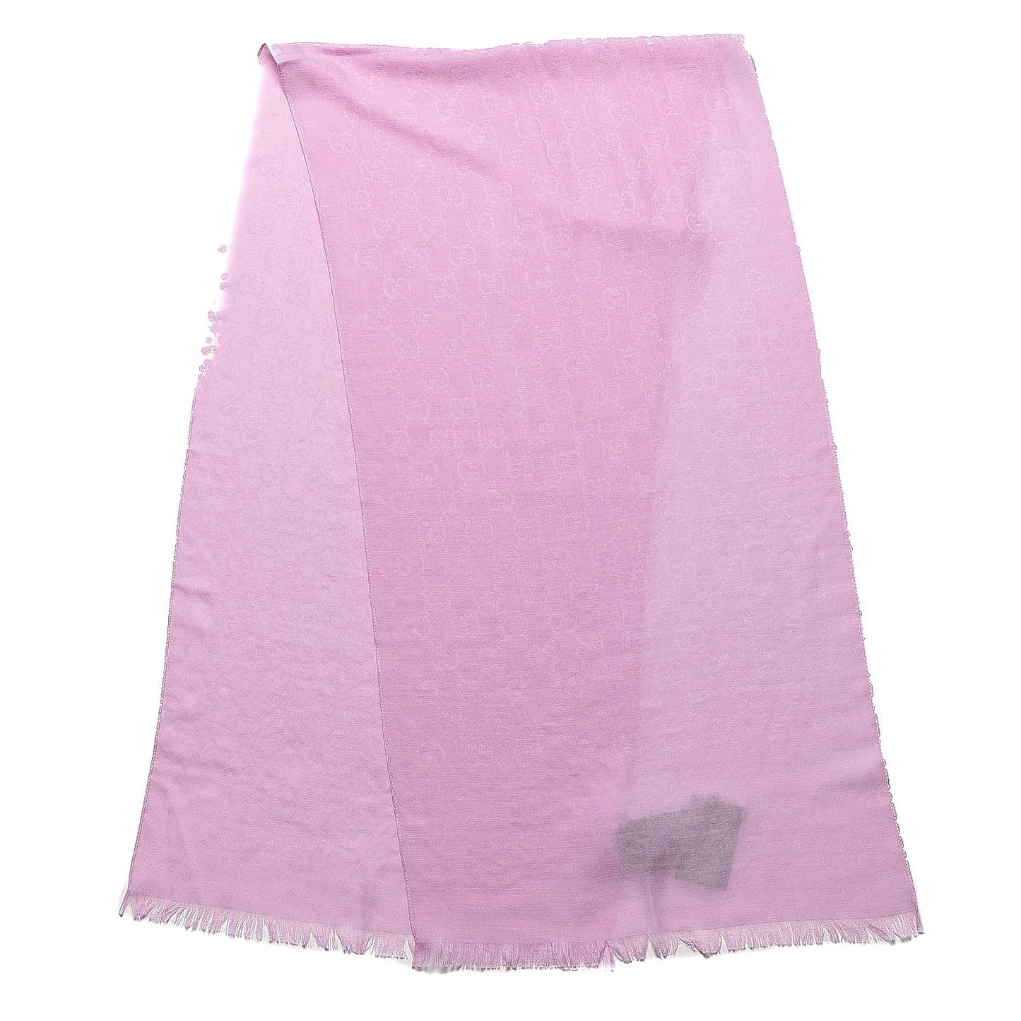 Wool Silk GG Monogram GGNat Scarf Rose