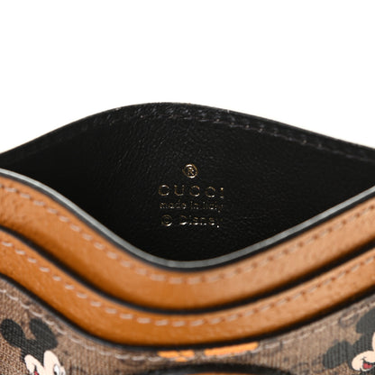 Gucci X DISNEY Mini Vintage GG Supreme Monogram Mickey Mouse Card Holder Beige Vintage Sun Oil 5 of 8
