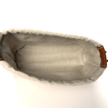 Hermes Canvas Barenia Fourbi 20 PM Pouch Naturel Fauve 5 of 10