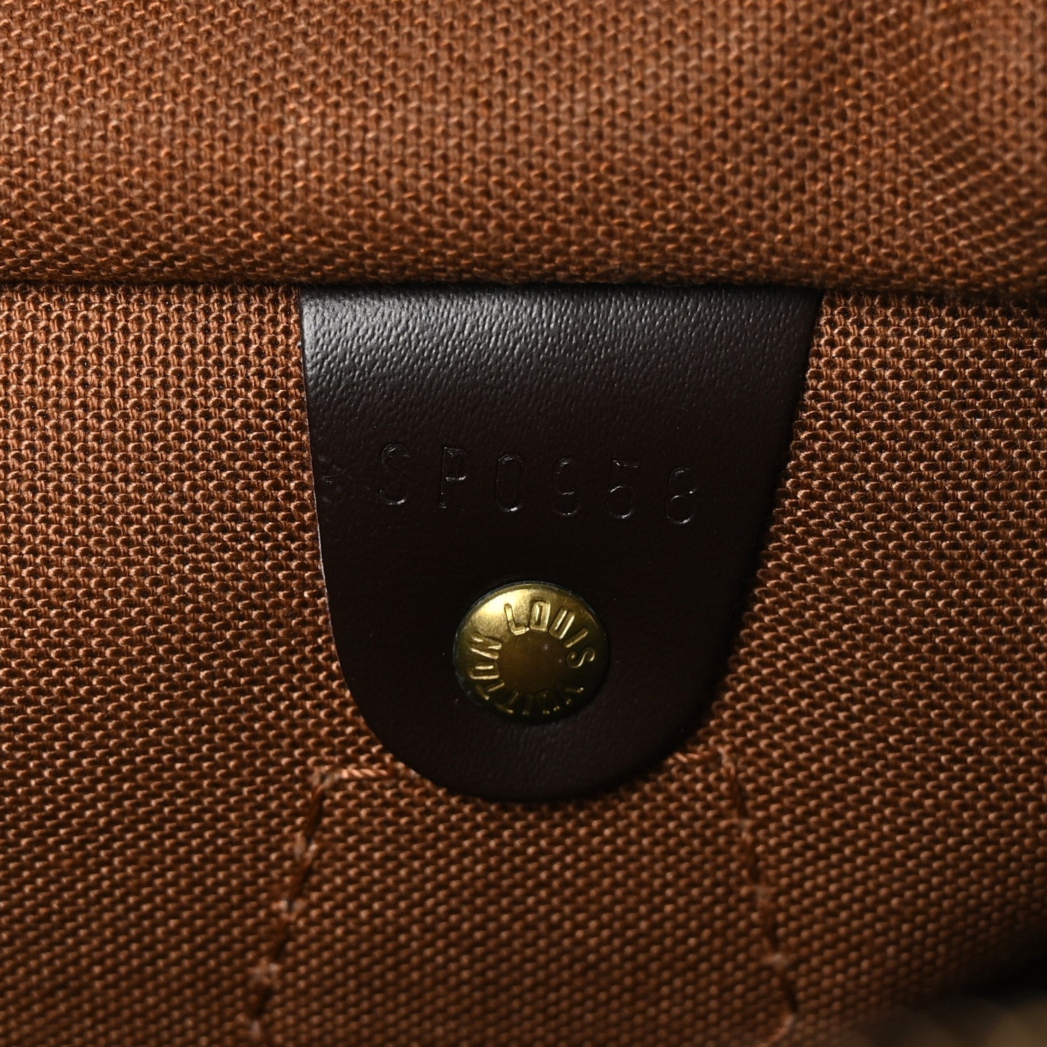 Louis Vuitton Damier Ebene Speedy 35 6 of 12