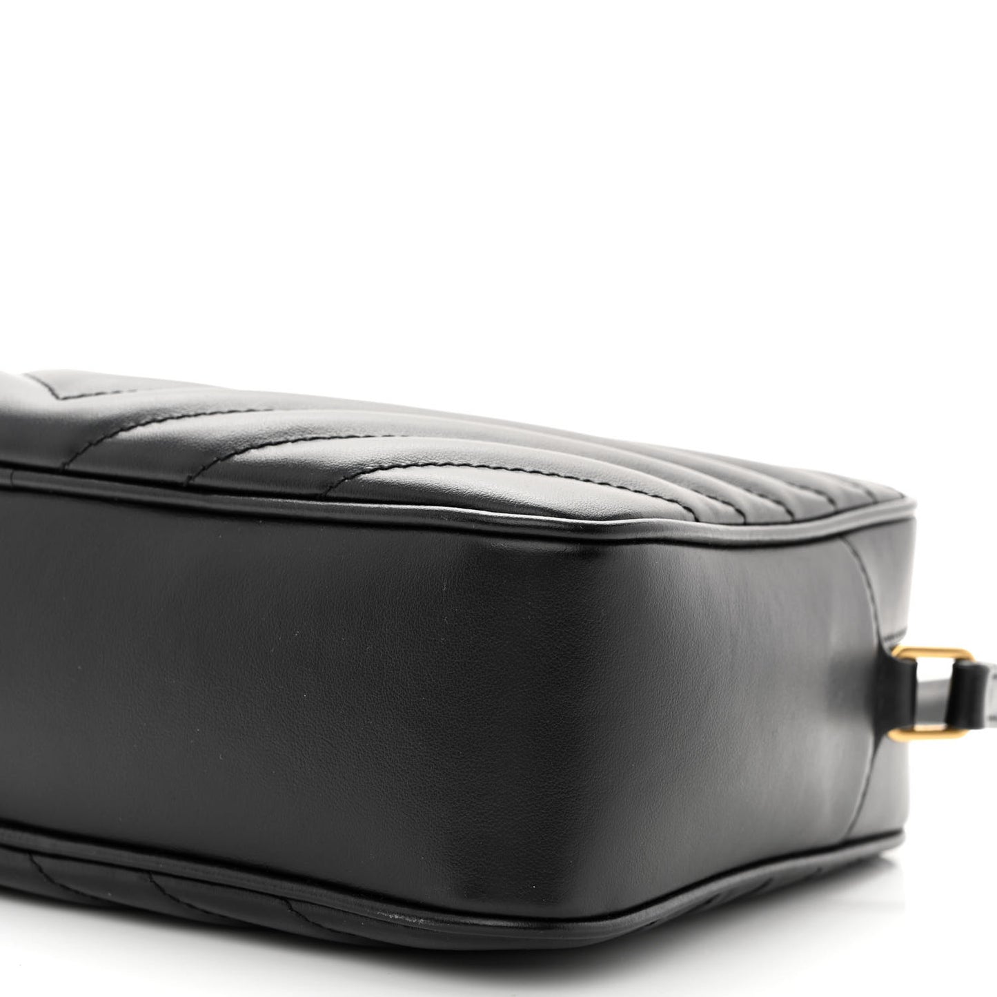 Calfskin Matelasse Monogram Lou Camera Bag Black