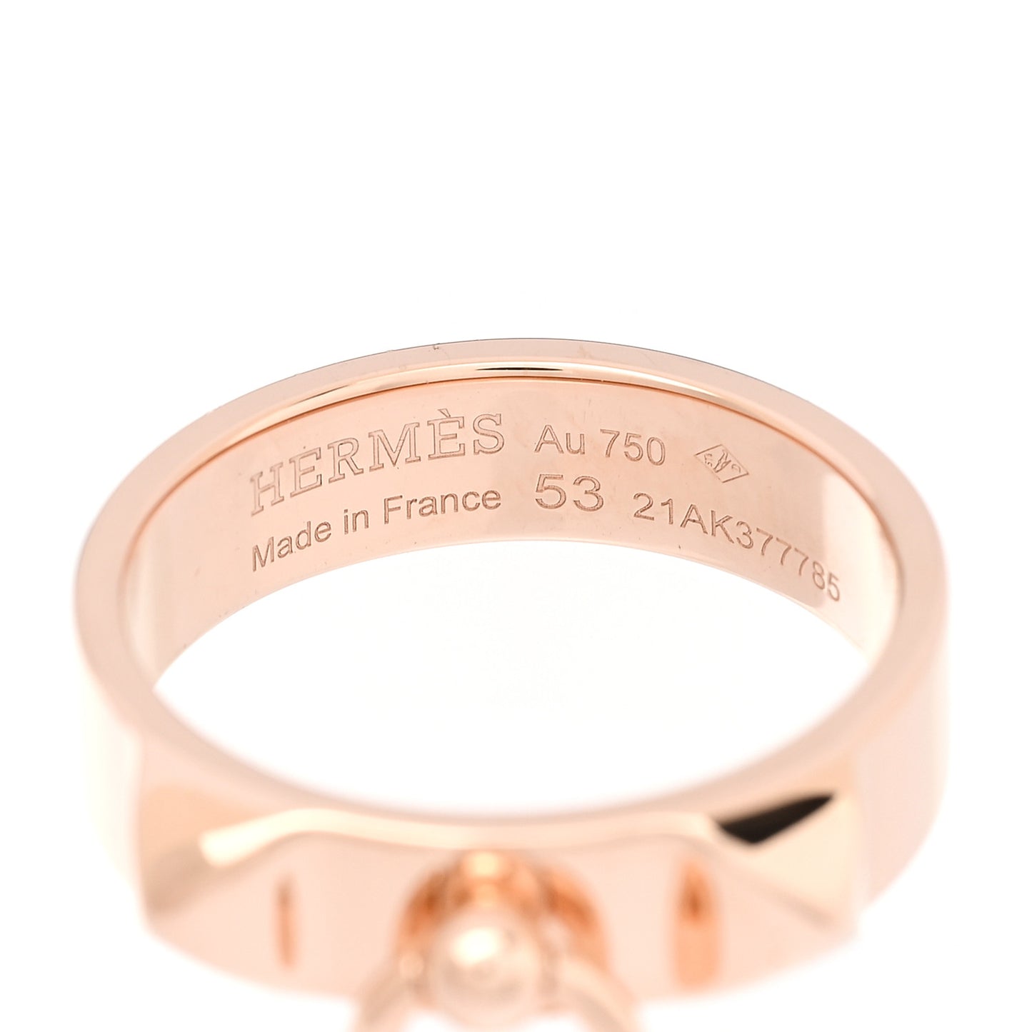 18K Rose Gold PM Collier De Chien Ring 53 6.5