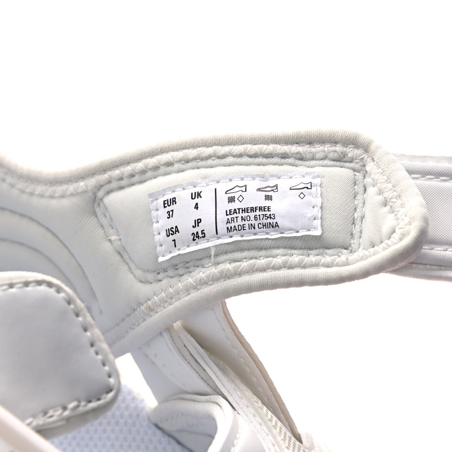 Balenciaga Neoprene Rubber Womens Track Sandals 37 White 7 of 12