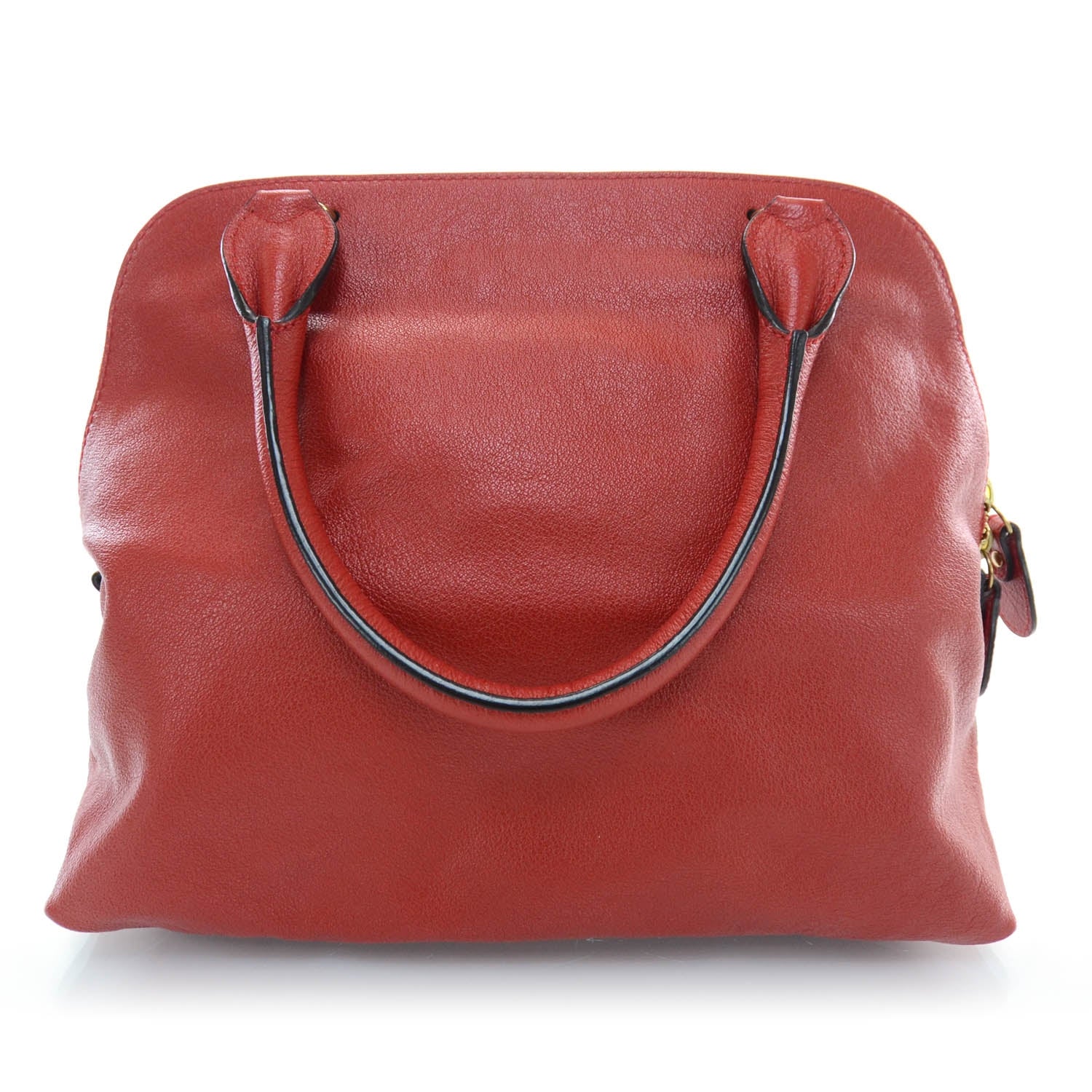Chloe Calfskin Elsie Large Bowling Bag Red 3 of 10
