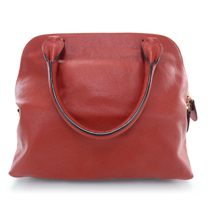 Chloe Calfskin Elsie Large Bowling Bag Red 3 of 10