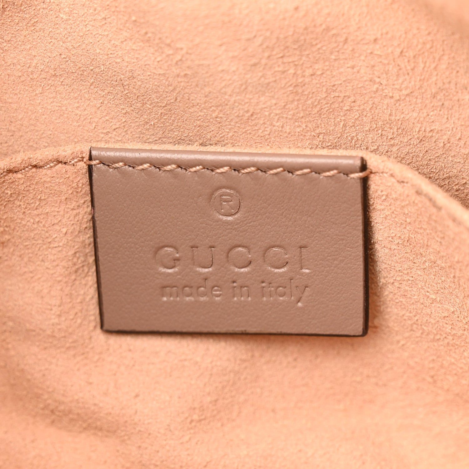Gucci Calfskin Matelasse Mini GG Marmont Chain Shoulder Bag Porcelain Rose 6 of 10