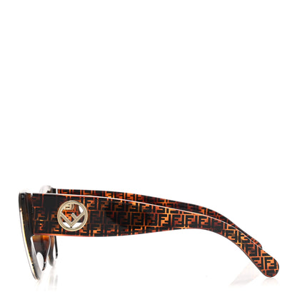 Fendi Acetate F is Fendi FF 51mm Cat Eye Sunglasses 0327/S Tortoise Camouflage 3 of 7