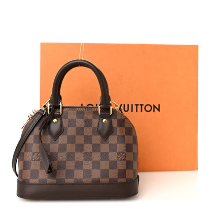Louis Vuitton Damier Ebene Alma BB 9 of 9