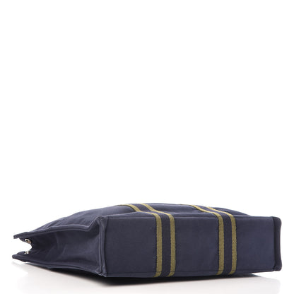Hermes Canvas Fourre Tout MM Navy 4 of 17